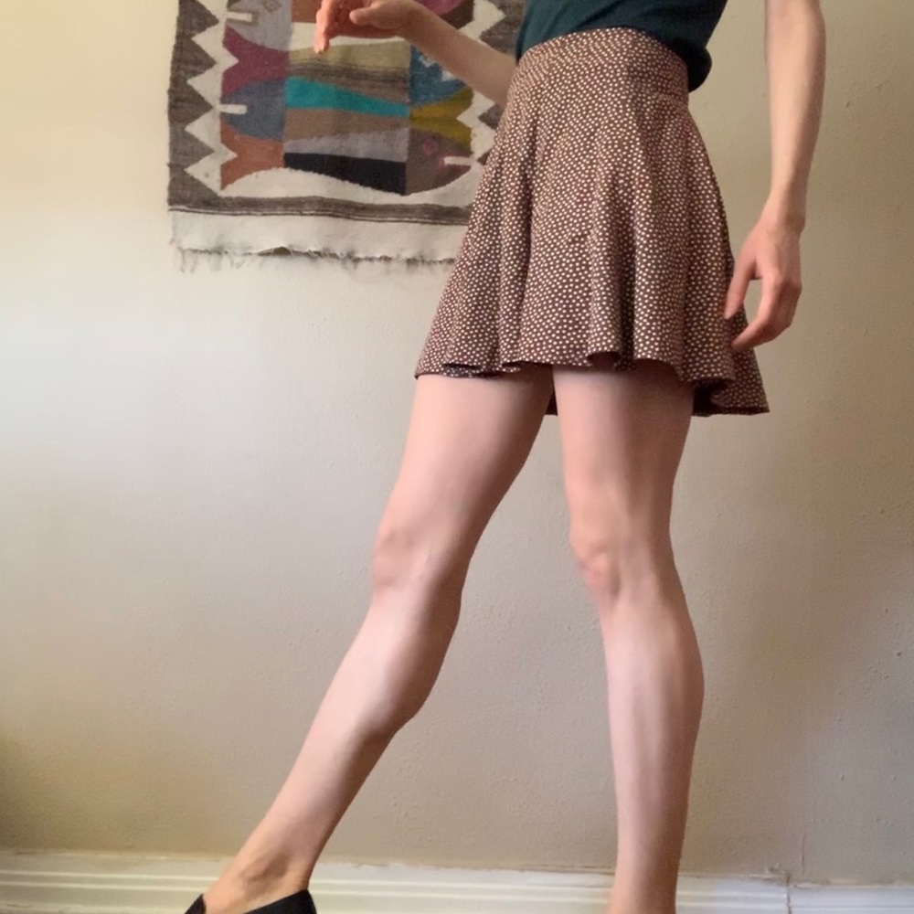 Vintage Polka Dot skater skirt/skort